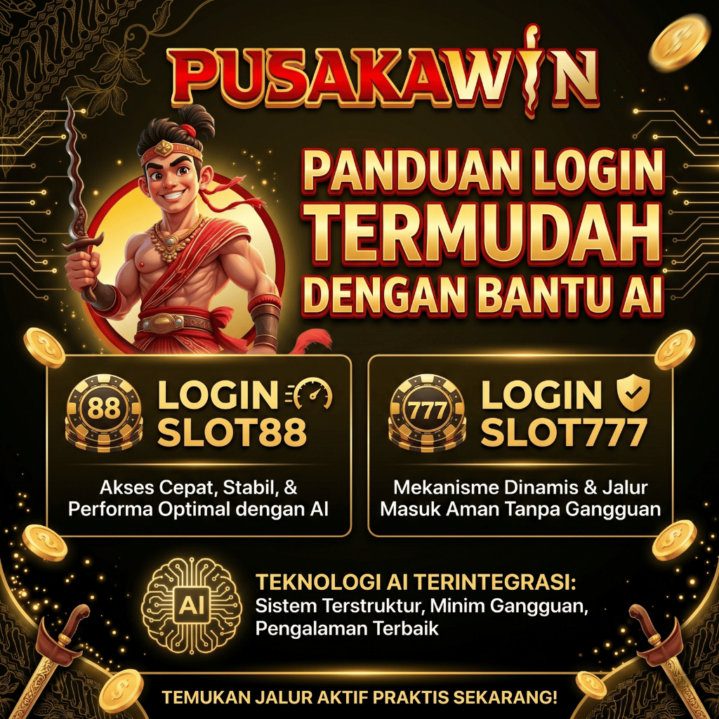 Pusakawin hadir dengan panduan login Slot88 dan Slot777 yang lebih mudah dipahami dengan bantu AI